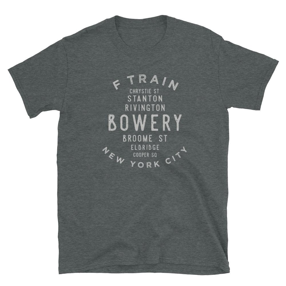 Bowery Manhattan Unisex Grid Tee - Vivant Garde