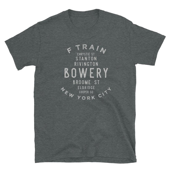 Bowery Manhattan Unisex Grid Tee - Vivant Garde