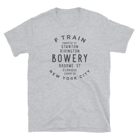 Bowery Manhattan Unisex Grid Tee - Vivant Garde