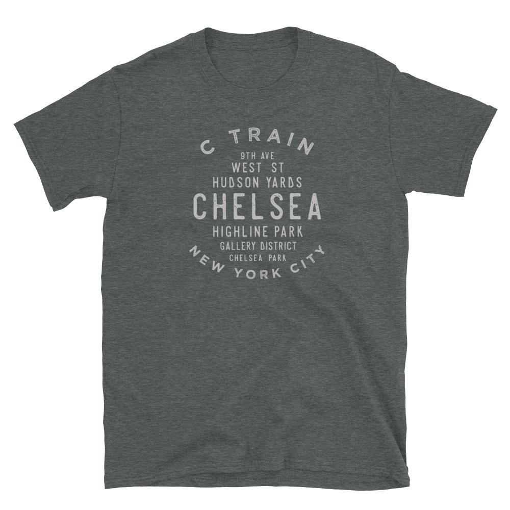Chelsea Manhattan Unisex Grid Tee - Vivant Garde