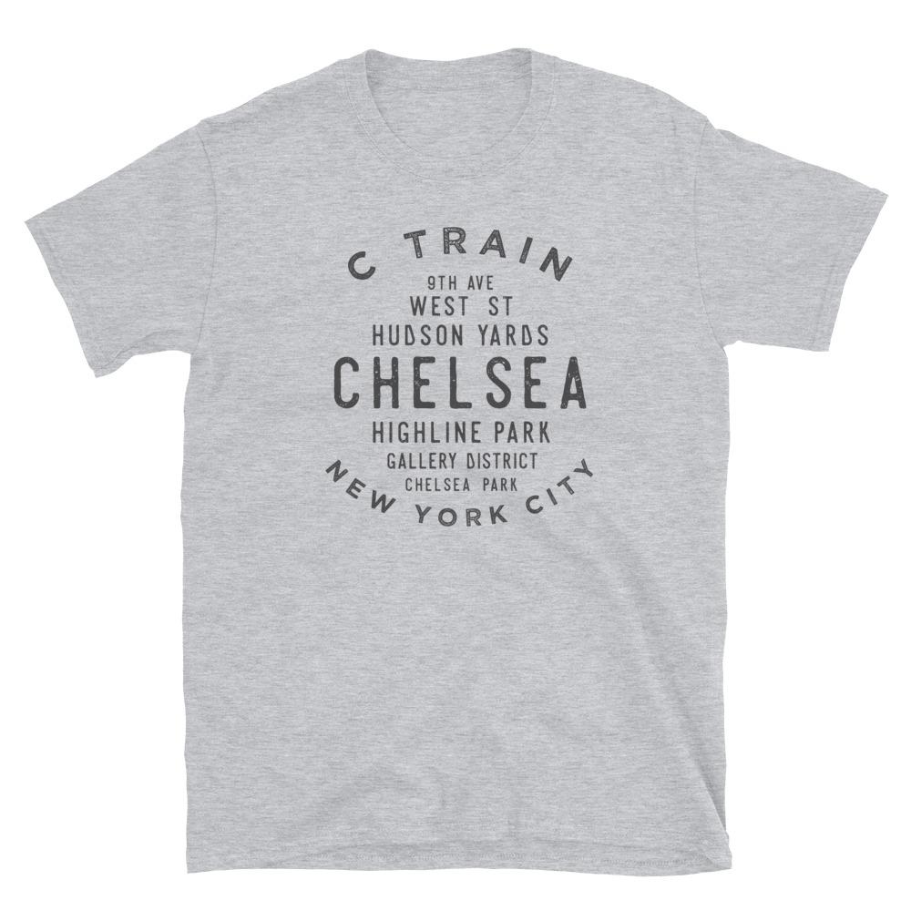 Chelsea Manhattan Unisex Grid Tee - Vivant Garde