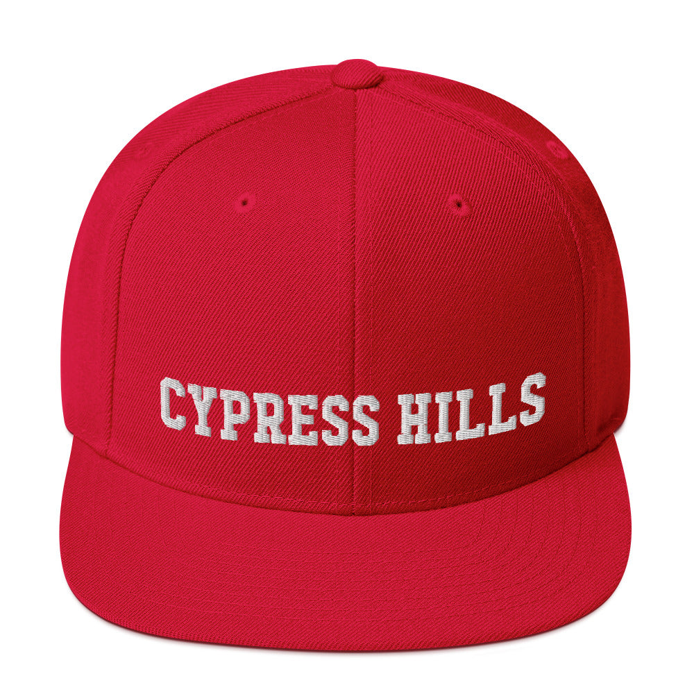 Cypress Hills Brooklyn NYC Snapback Hat