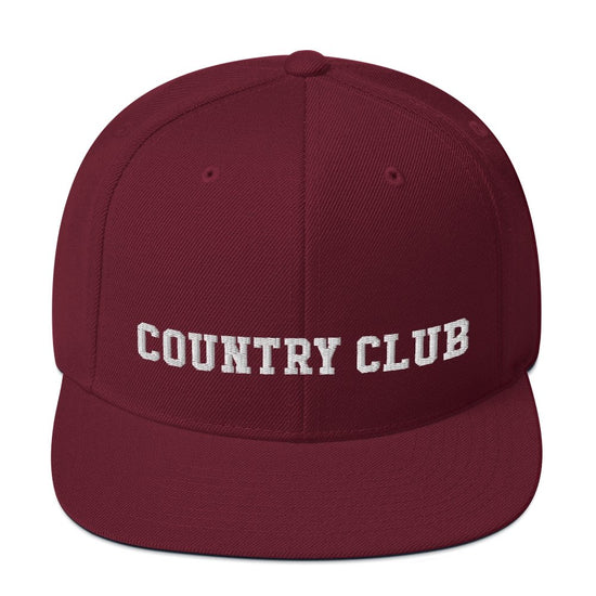 Country Club Snapback Hat - Vivant Garde
