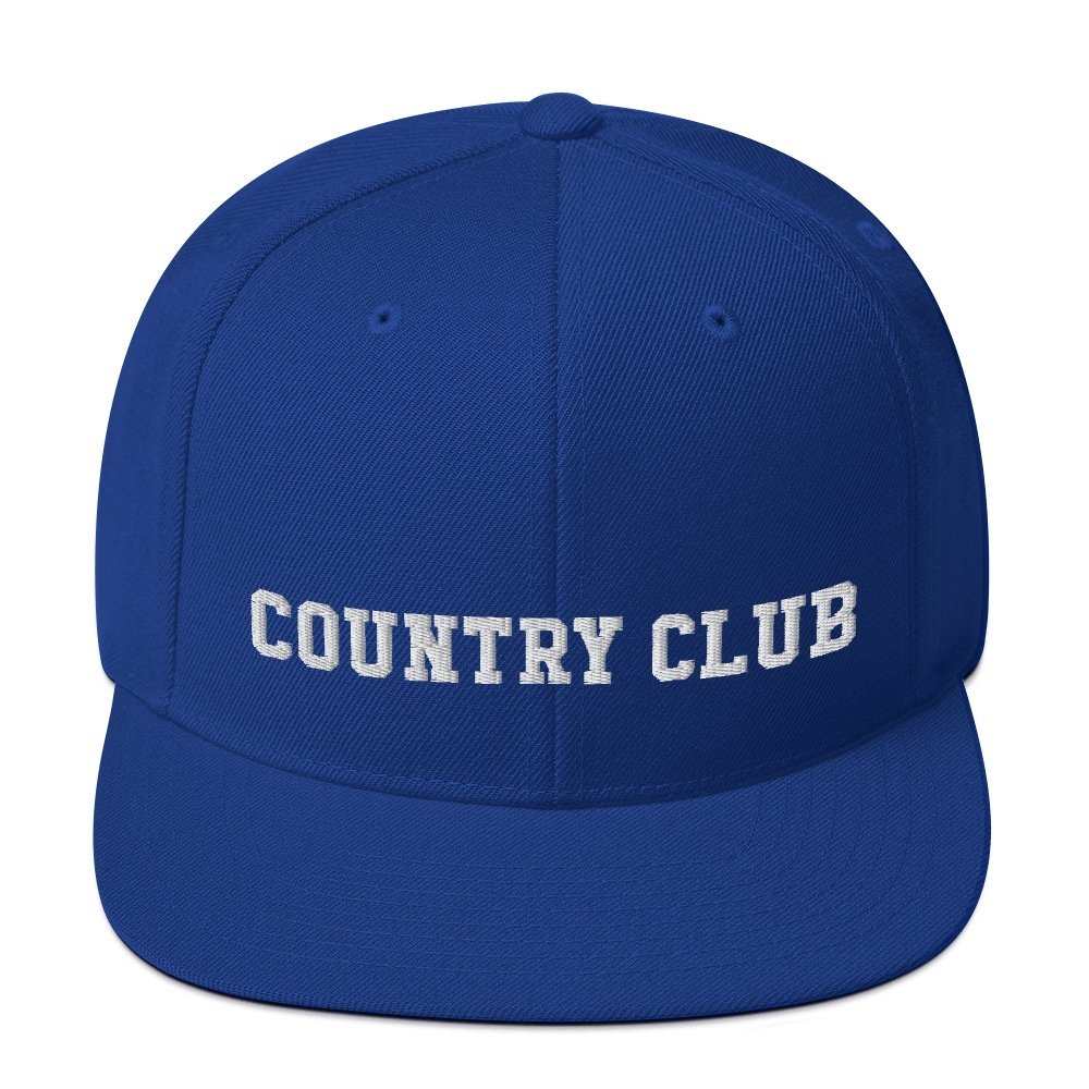 Country Club Snapback Hat - Vivant Garde