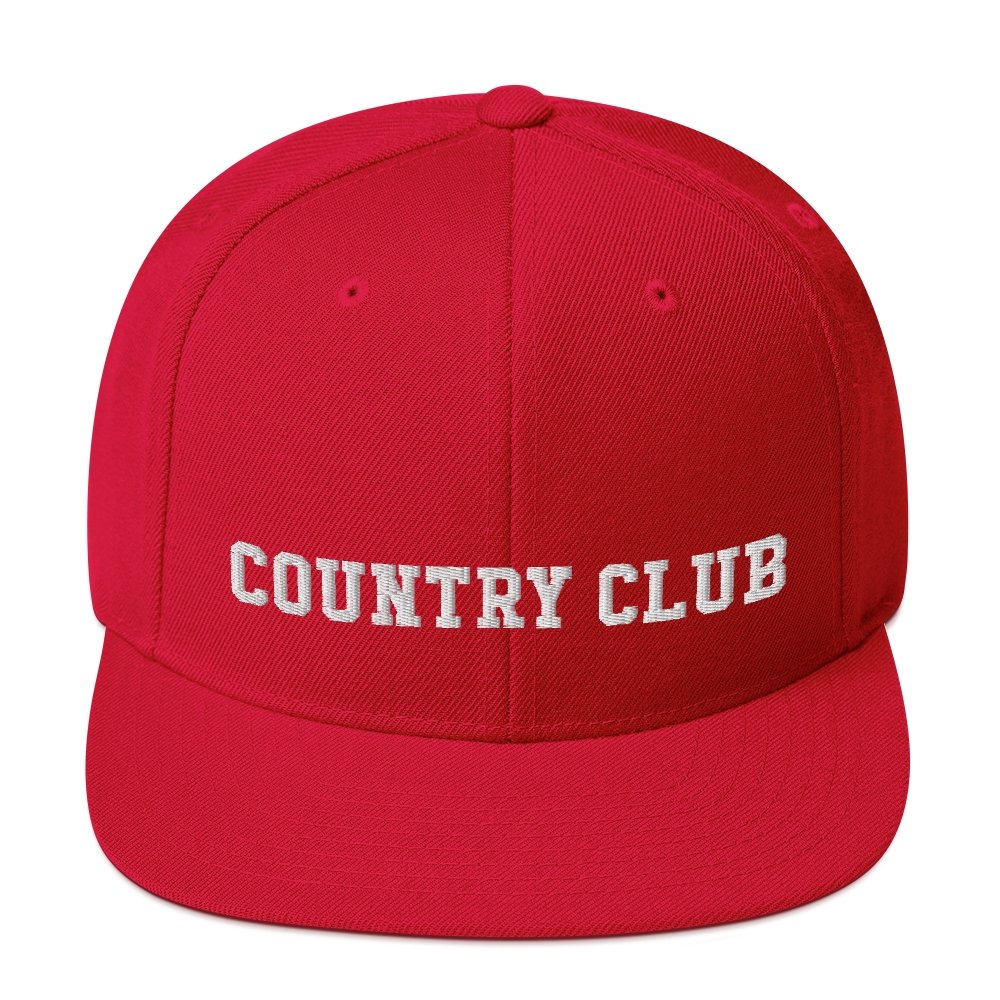 Country Club Snapback Hat - Vivant Garde
