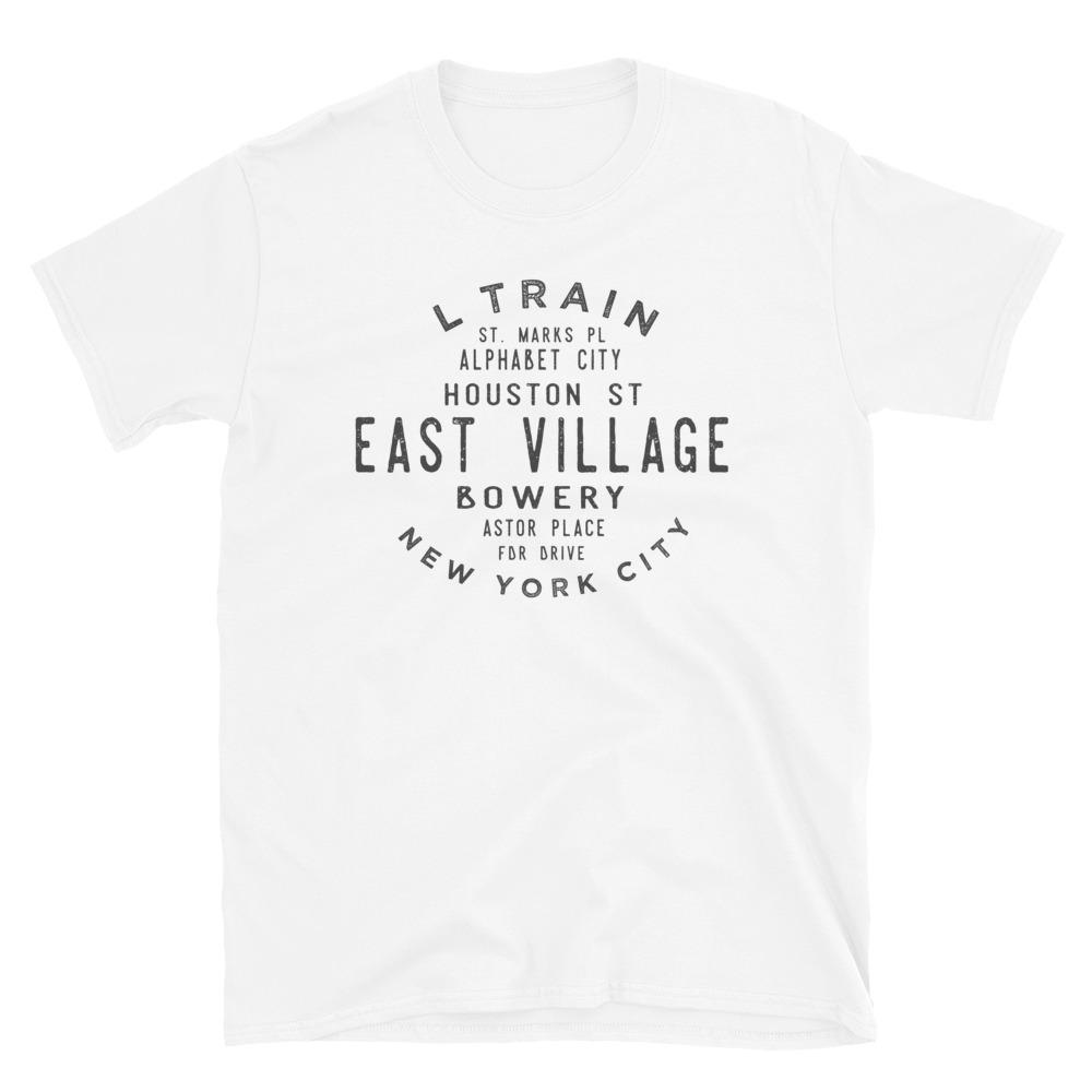 East Village Manhattan Unisex Grid Tee - Vivant Garde