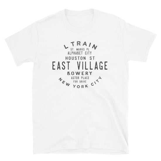 East Village Manhattan Unisex Grid Tee - Vivant Garde