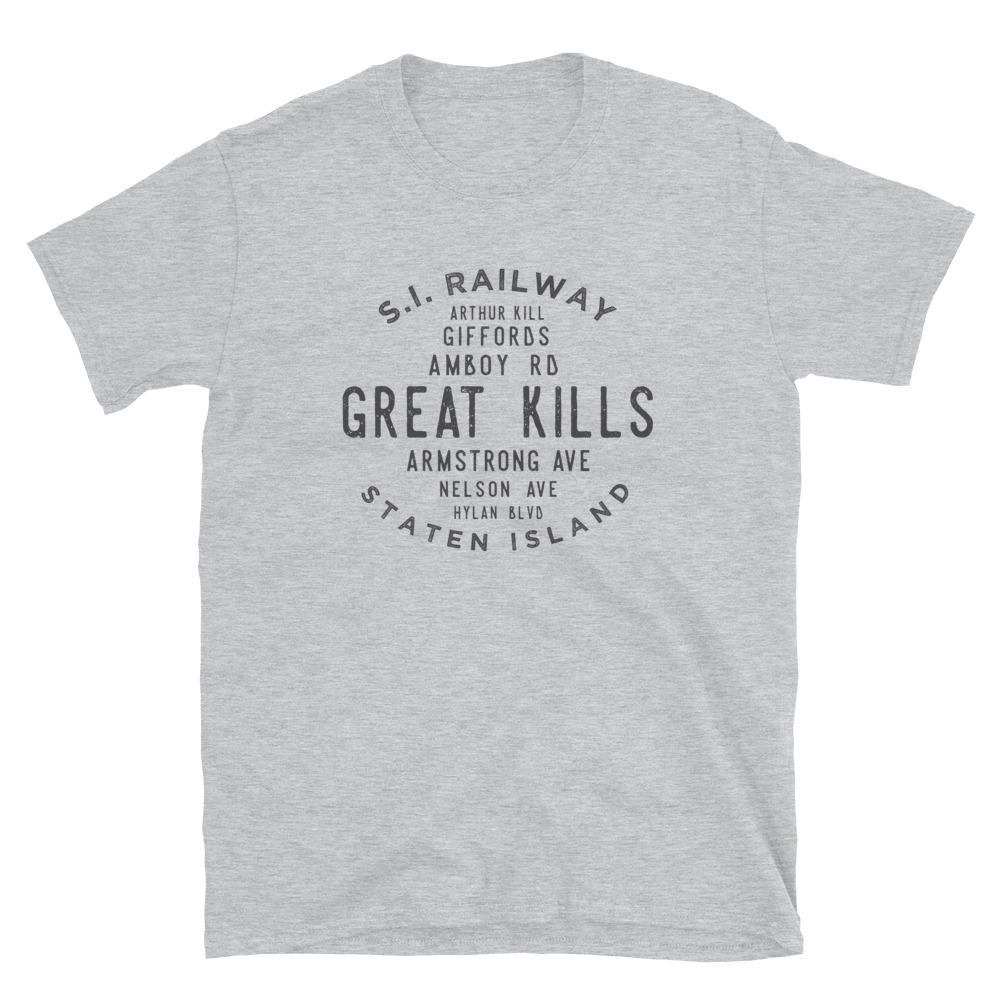 Great Kills Staten Island Unisex Grid Tee - Vivant Garde