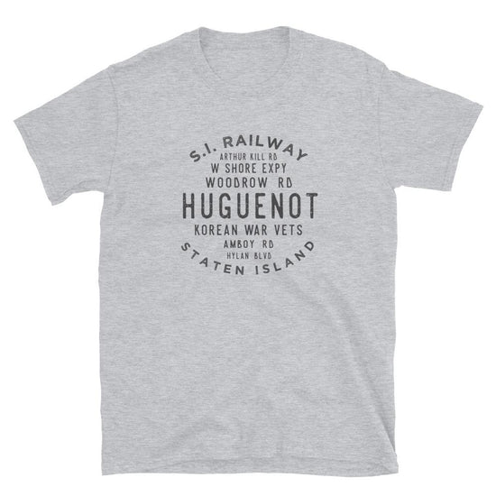 Huguenot Staten Island Unisex Grid Tee - Vivant Garde