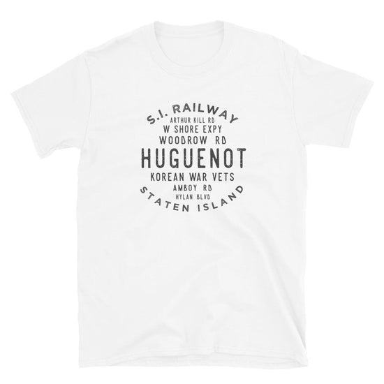 Huguenot Staten Island Unisex Grid Tee - Vivant Garde