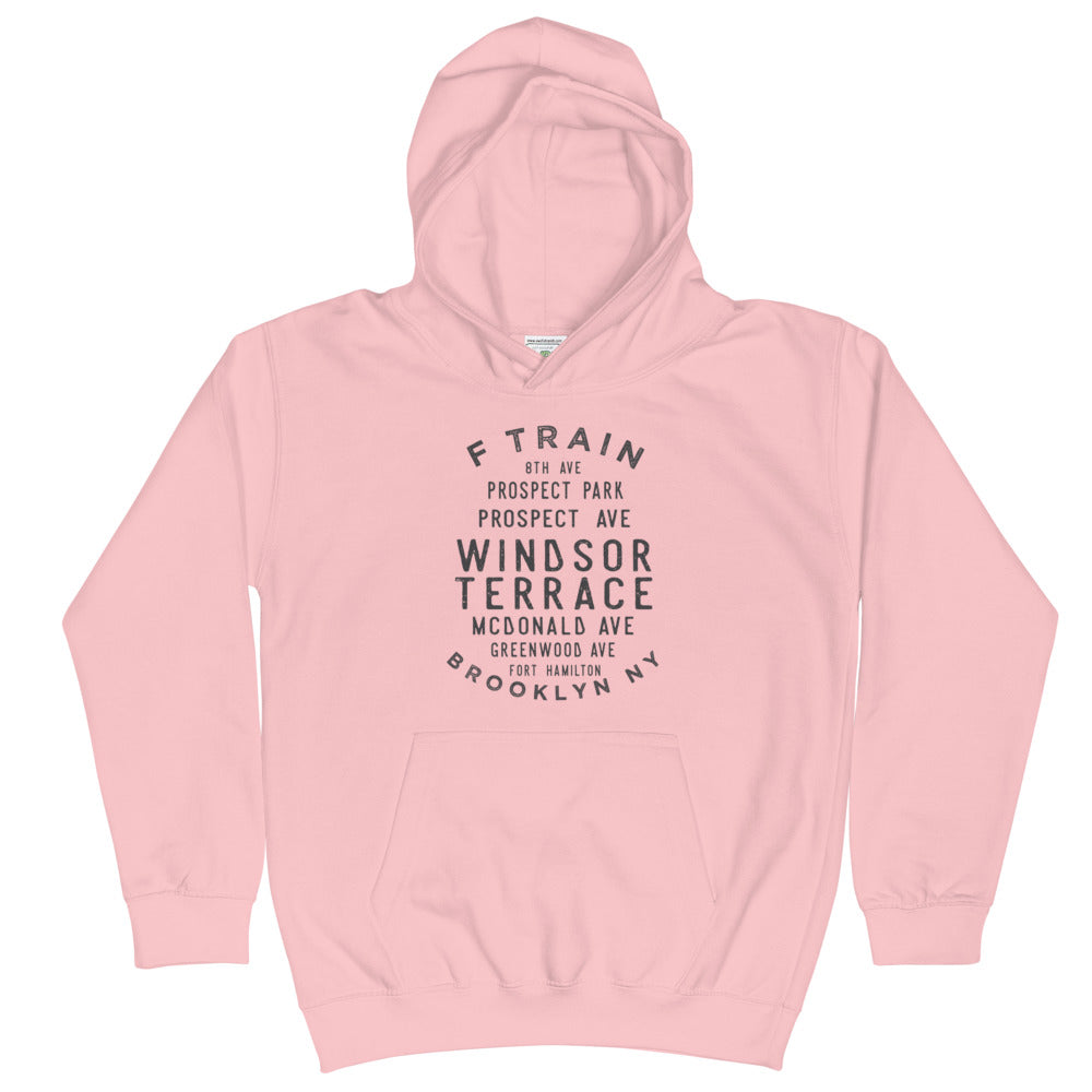 Windsor Terrace Brooklyn NYC Kids Hoodie