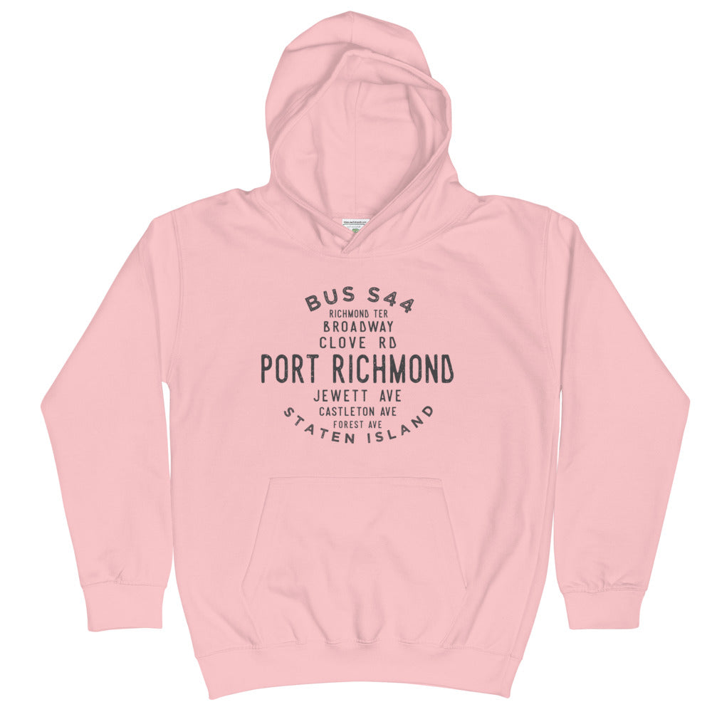 Port Richmond Staten Island NYC Kids Hoodie