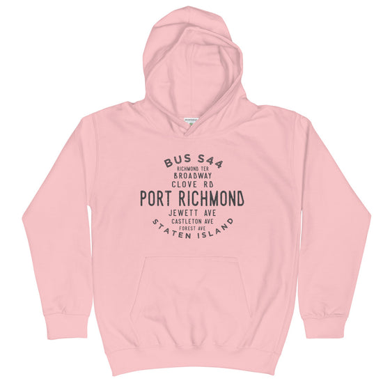 Port Richmond Staten Island NYC Kids Hoodie