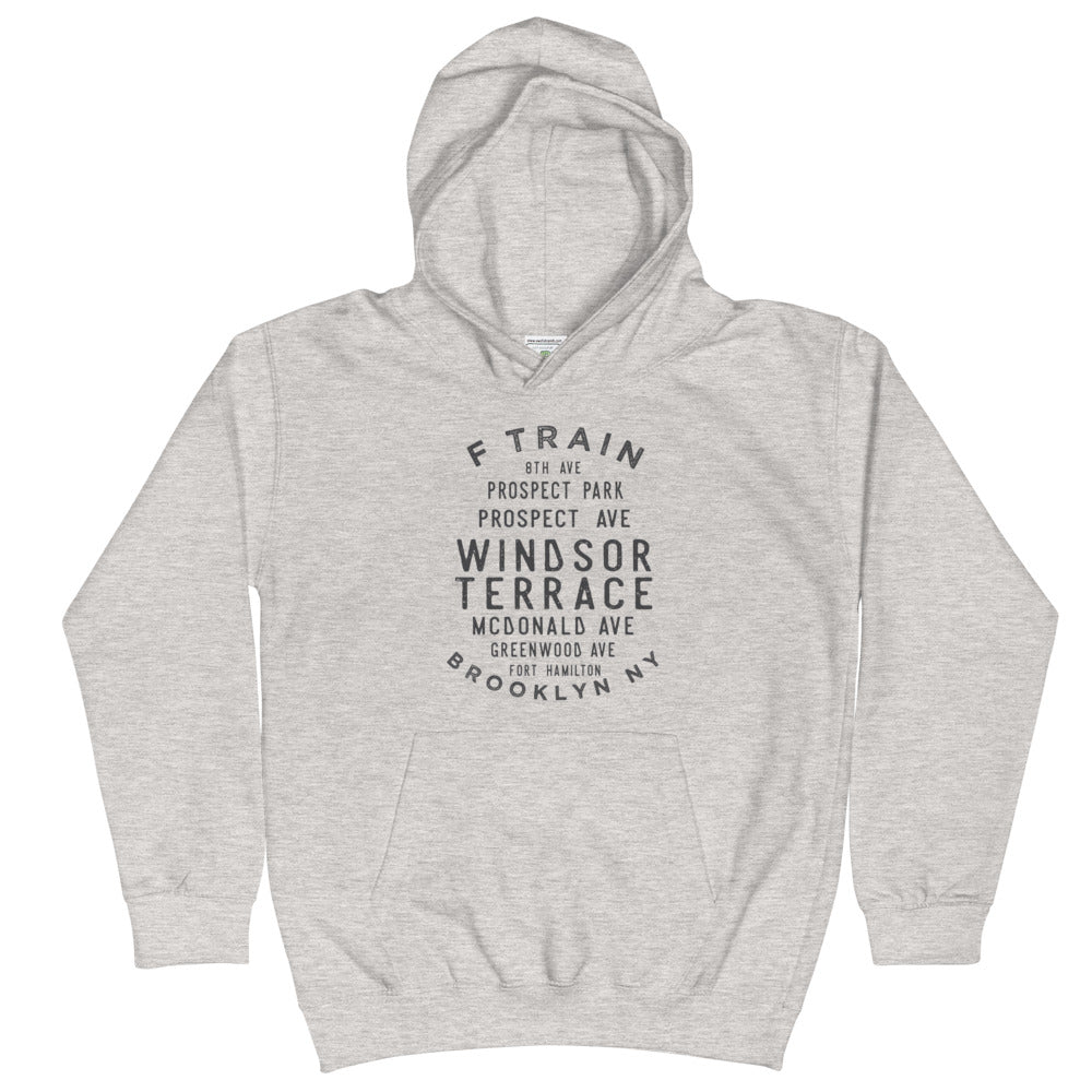 Windsor Terrace Brooklyn NYC Kids Hoodie