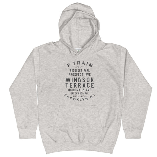 Windsor Terrace Brooklyn NYC Kids Hoodie