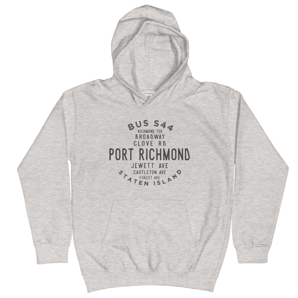 Port Richmond Staten Island NYC Kids Hoodie
