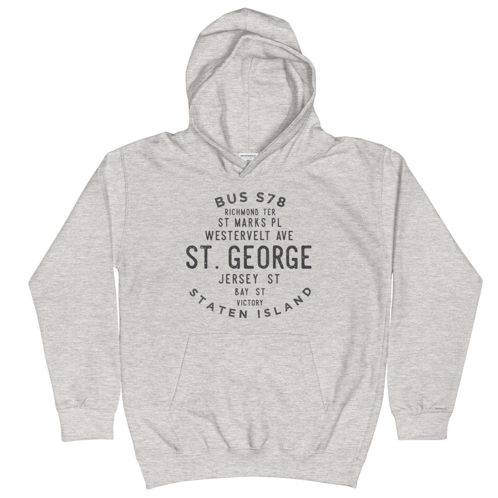 St. George Staten Island NYC Kids Hoodie