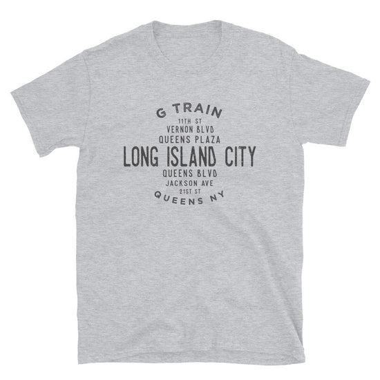 Long Island City Queens Unisex Grid Tee - Vivant Garde