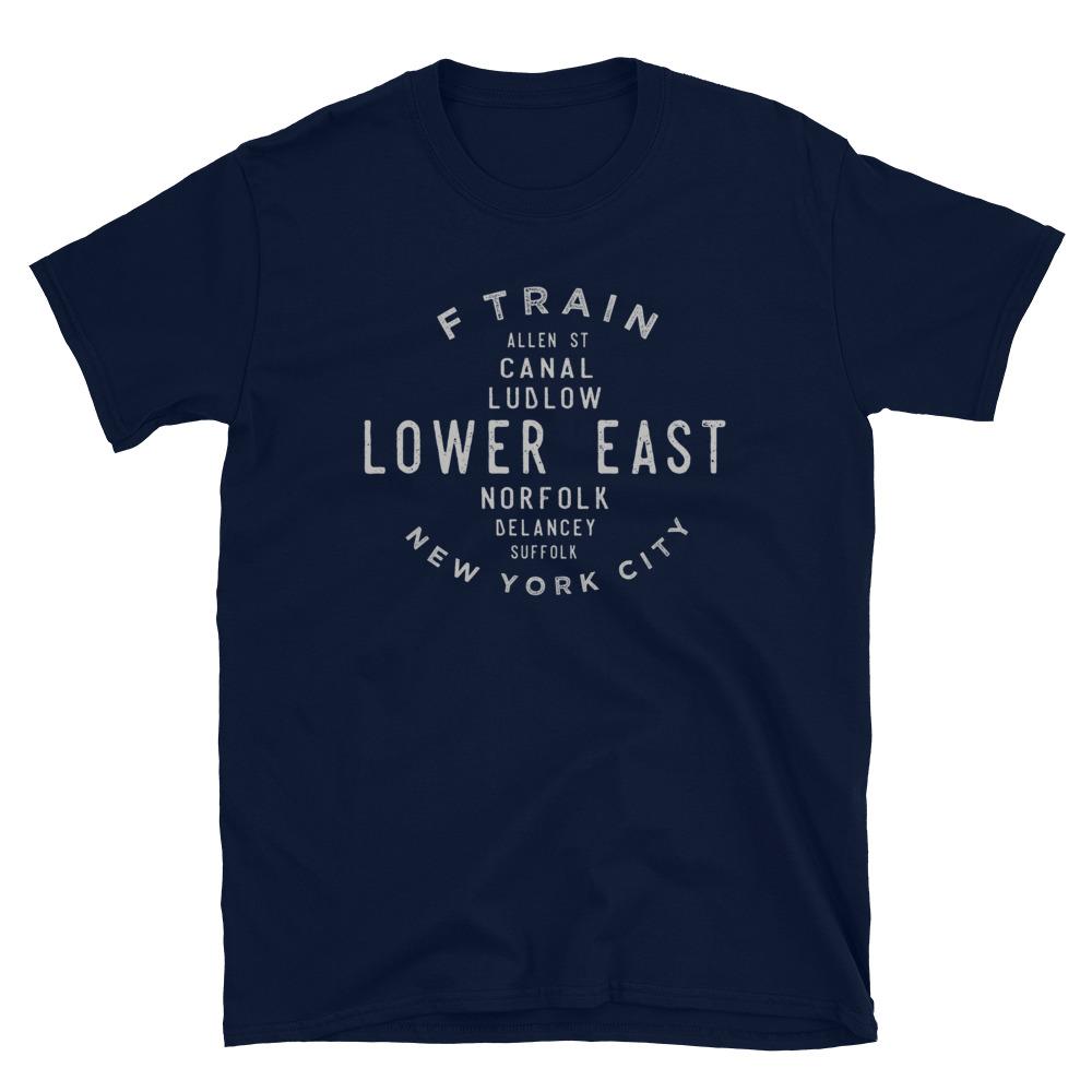 Lower East Manhattan Unisex Grid Tee - Vivant Garde