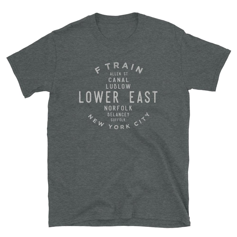 Lower East Manhattan Unisex Grid Tee - Vivant Garde