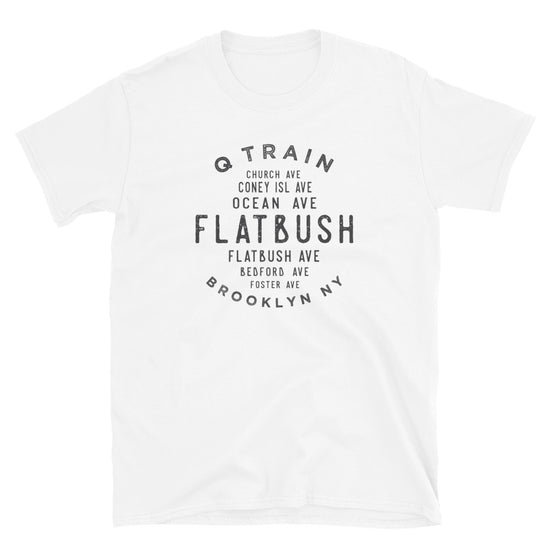 Flatbush Brooklyn NYC Adult Mens Grid Tee