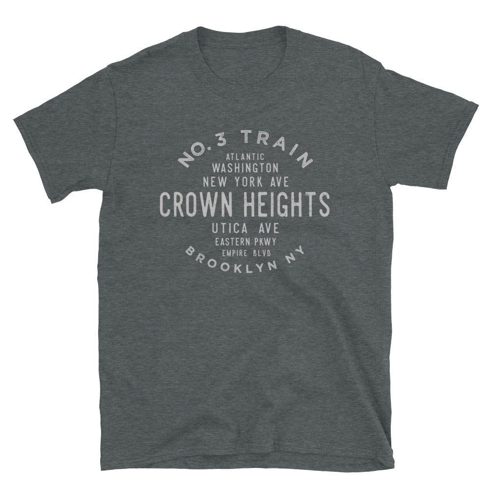 Crown Heights Brooklyn NYC Adult Mens Grid Tee