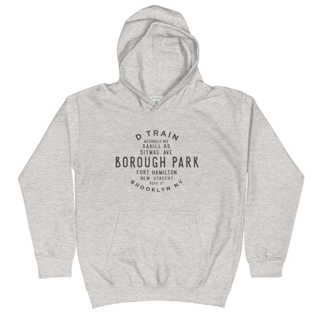 Borough Park Brooklyn NYC Kids Hoodie