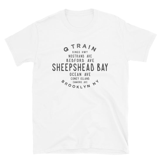 Sheepshead Bay Brooklyn NYC Adult Mens Grid Tee
