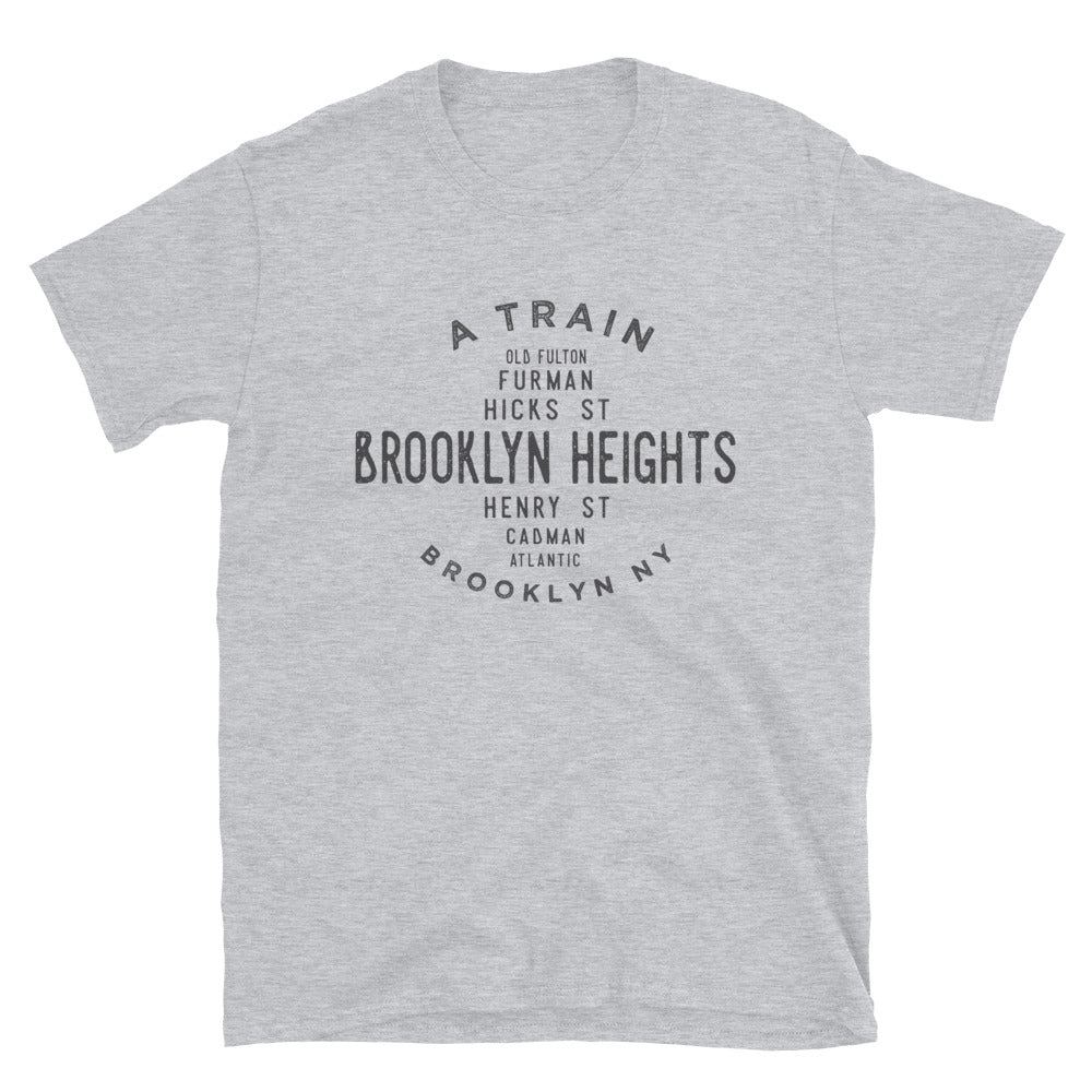 Brooklyn Heights Brooklyn NYC Adult Mens Grid Tee