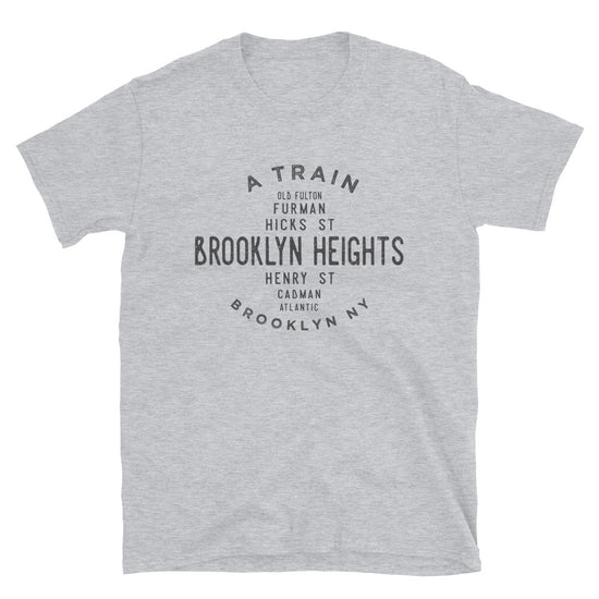 Brooklyn Heights Brooklyn NYC Adult Mens Grid Tee