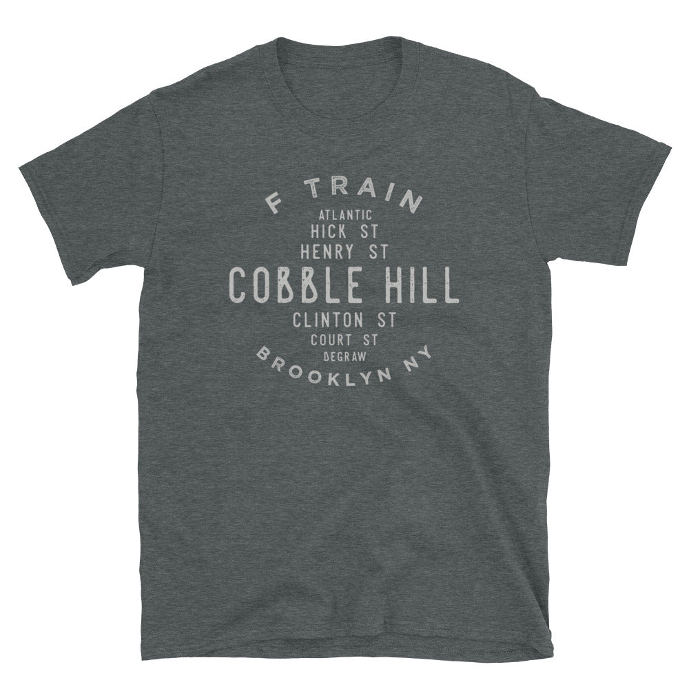Cobble Hill Brooklyn NYC Adult Mens Grid Tee