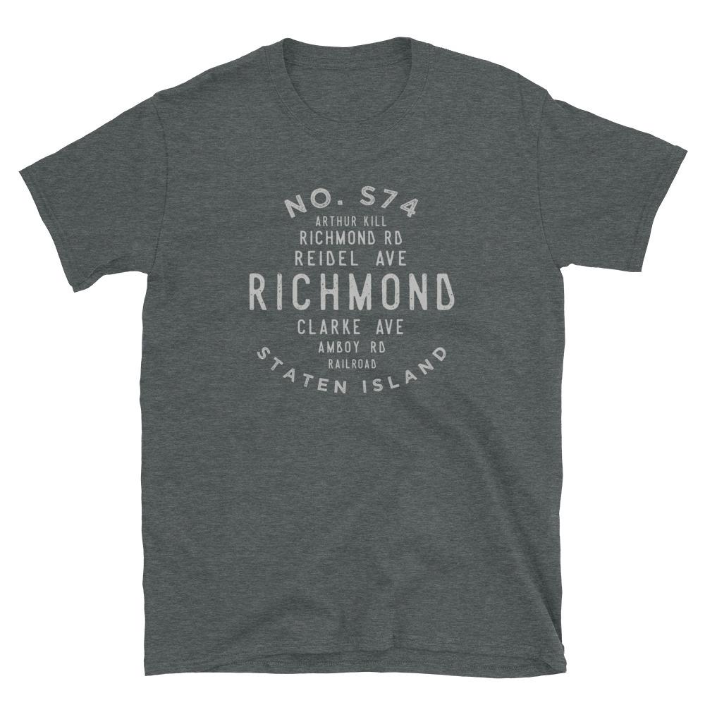 Richmond Staten Island Unisex Grid Tee - Vivant Garde
