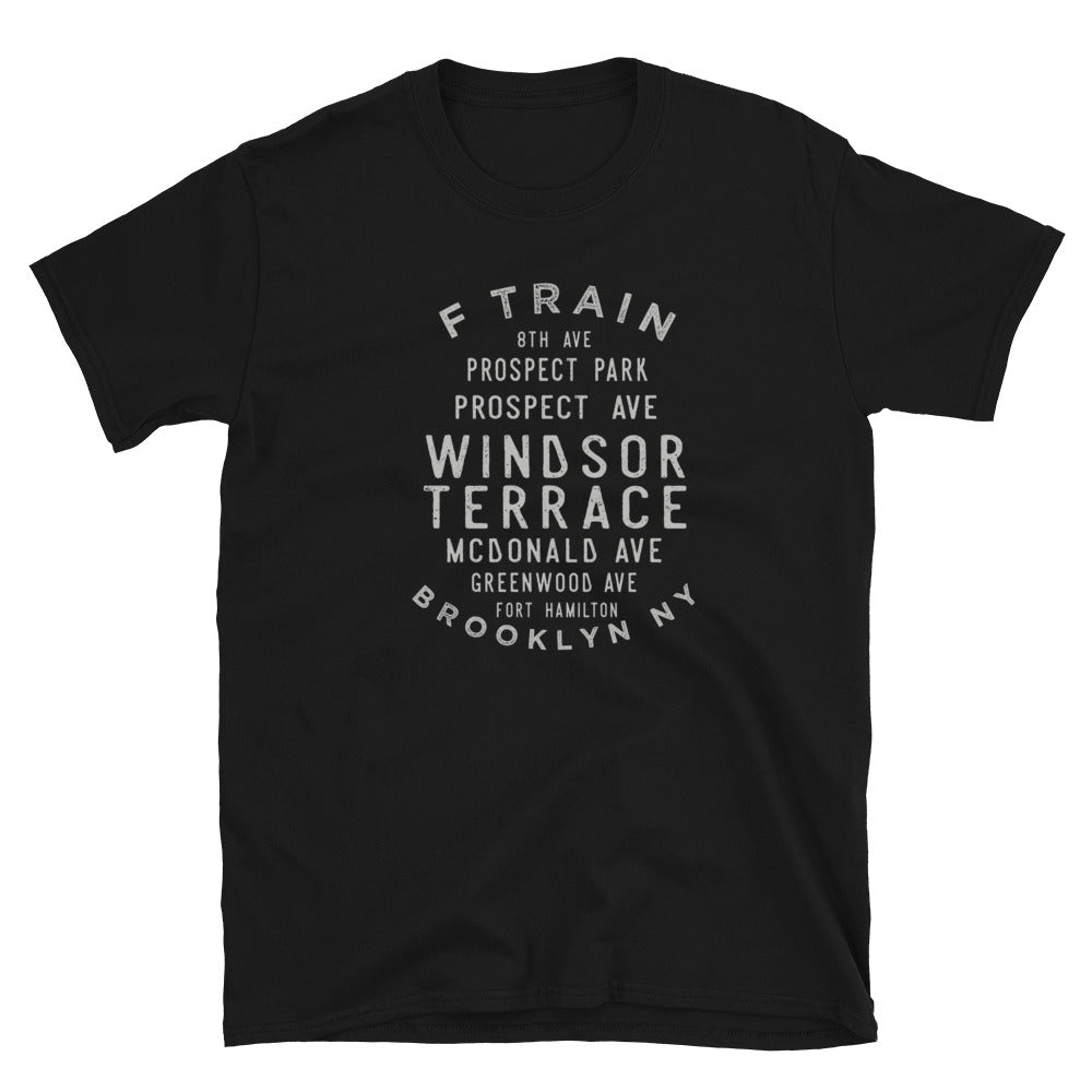 Windsor Terrace Brooklyn NYC Adult Mens Grid Tee
