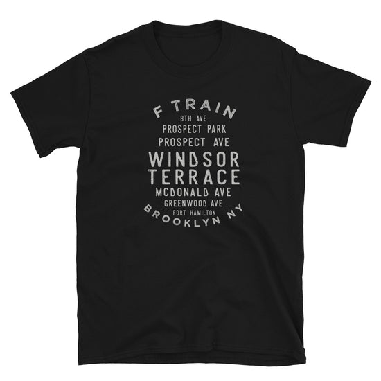 Windsor Terrace Brooklyn NYC Adult Mens Grid Tee