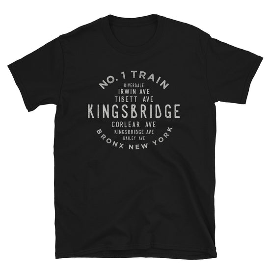 Kingsbridge Bronx NYC Adult Mens Grid Tee
