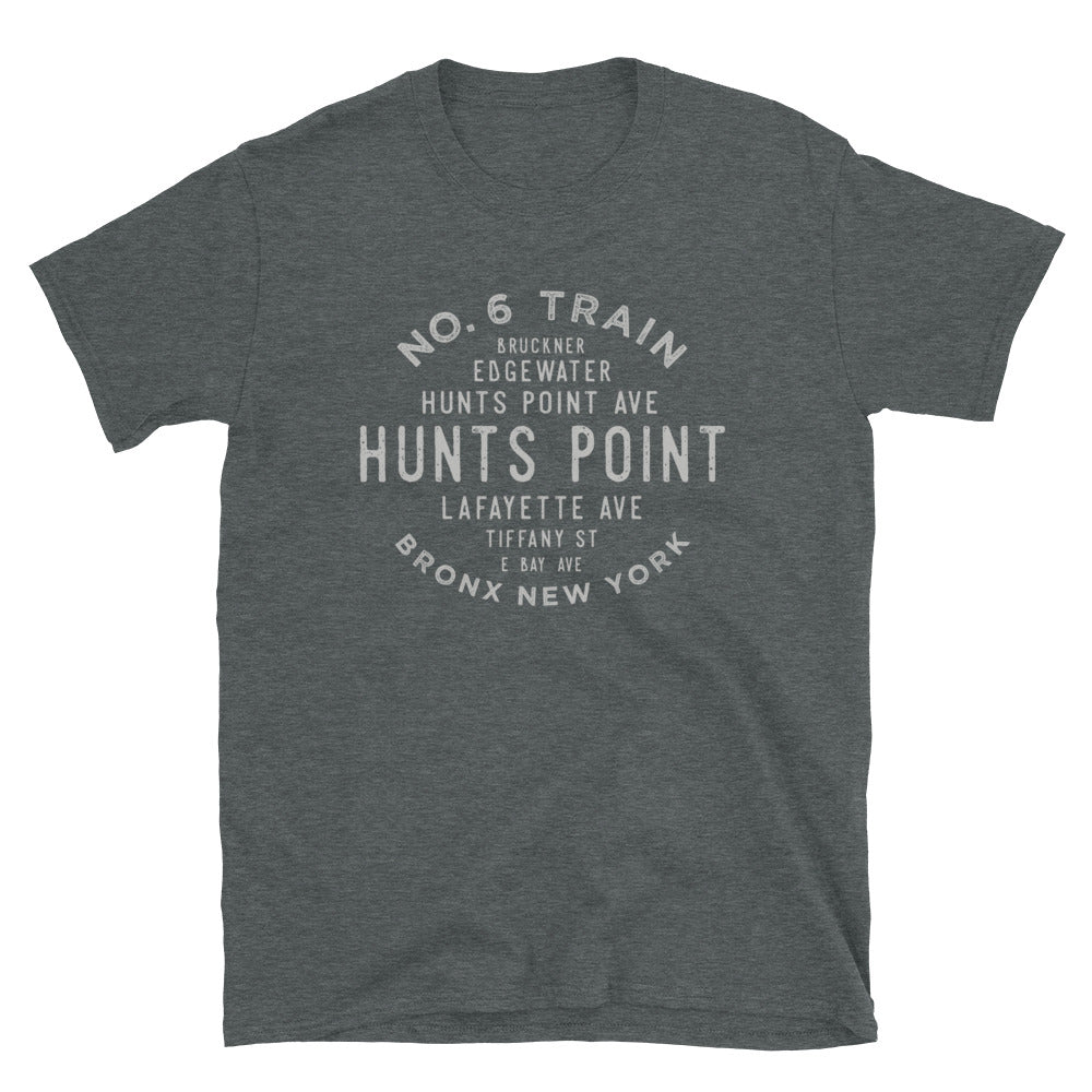 Hunts Point Bronx NYC Adult Mens Grid Tee