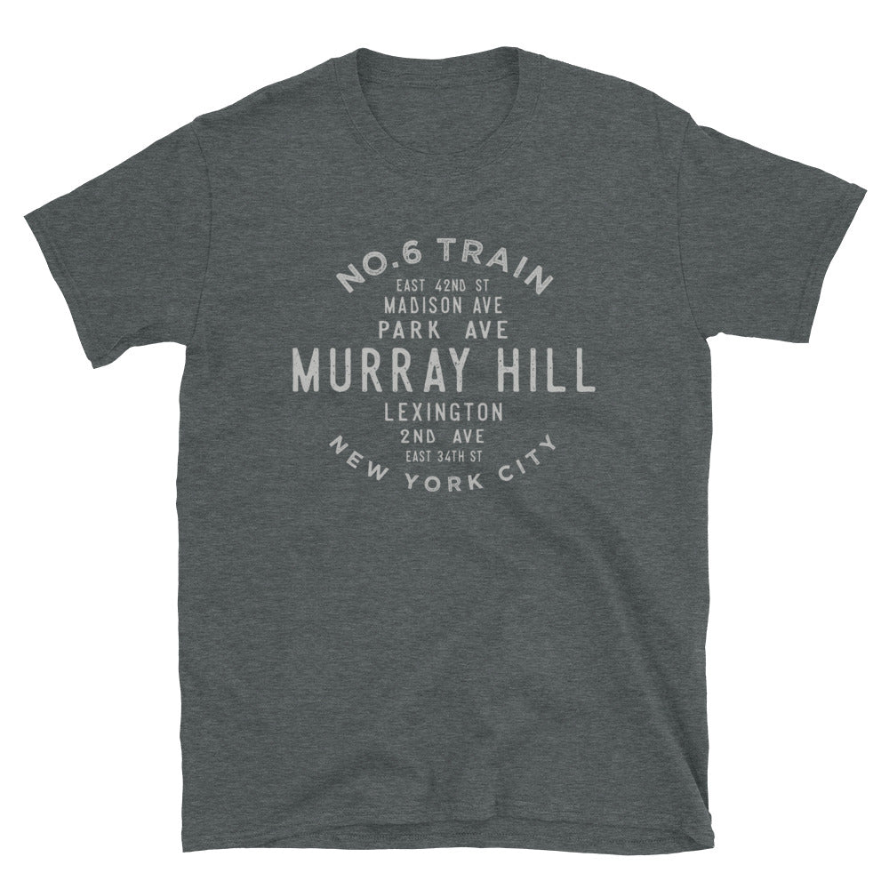 Murray Hill Manhattan NYC Adult Mens Grid Tee