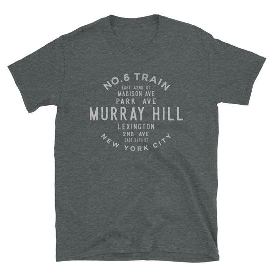 Murray Hill Manhattan NYC Adult Mens Grid Tee