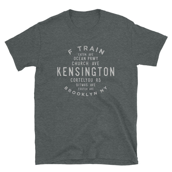 Kensington Brooklyn NYC Adult Mens Grid Tee