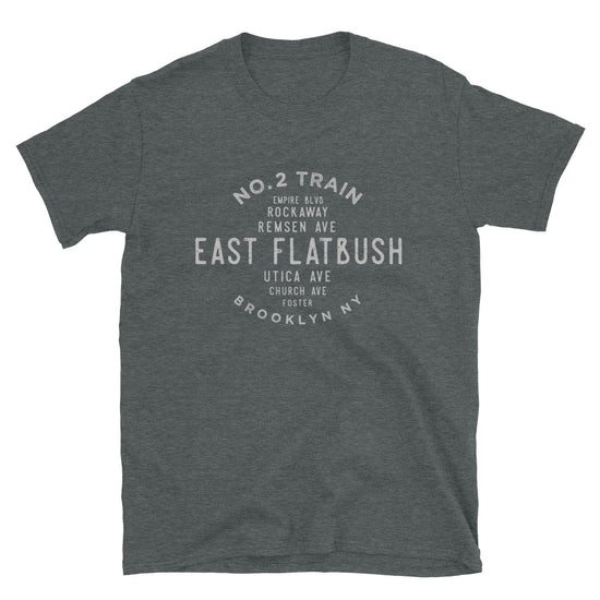 East Flatbush Brooklyn NYC Adult Mens Grid Tee