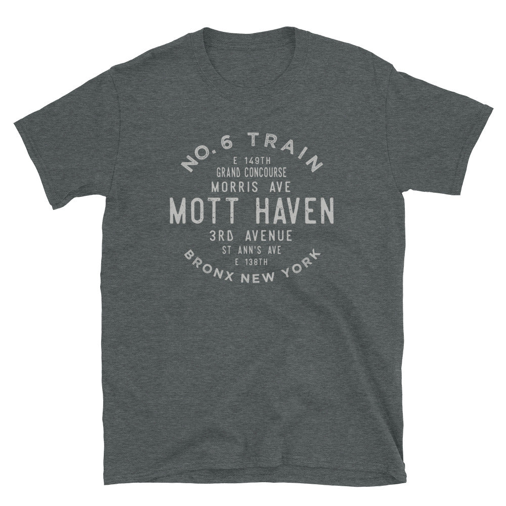 Mott Haven Bronx NYC Adult Mens Grid Tee