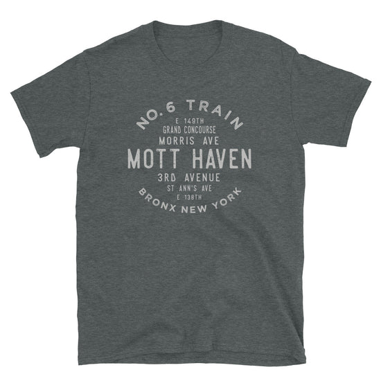 Mott Haven Bronx NYC Adult Mens Grid Tee