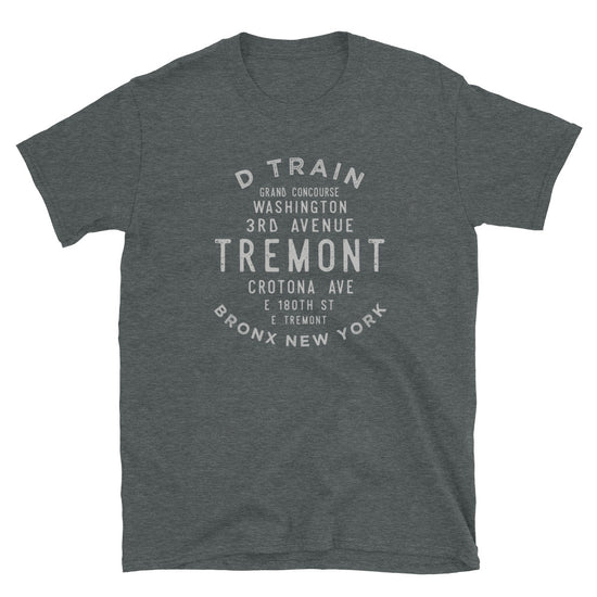 Tremont Bronx NYC Adult Mens Grid Tee