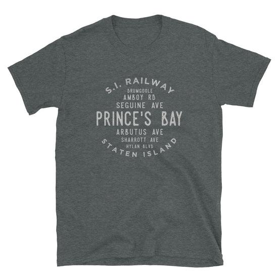 Prince's Bay Staten Island NYC Adult Mens Grid Tee