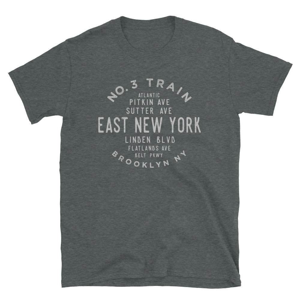 East New York Brooklyn NYC Adult Mens Grid Tee
