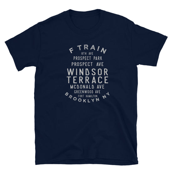 Windsor Terrace Brooklyn NYC Adult Mens Grid Tee
