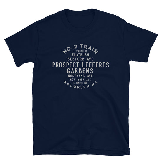 Prospect Lefferts Gardens Brooklyn Adult Mens Grid Tee