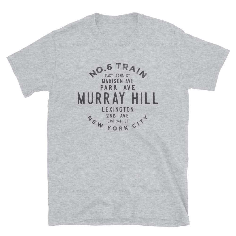 Murray Hill Manhattan NYC Adult Mens Grid Tee