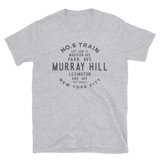 Murray Hill Manhattan NYC Adult Mens Grid Tee