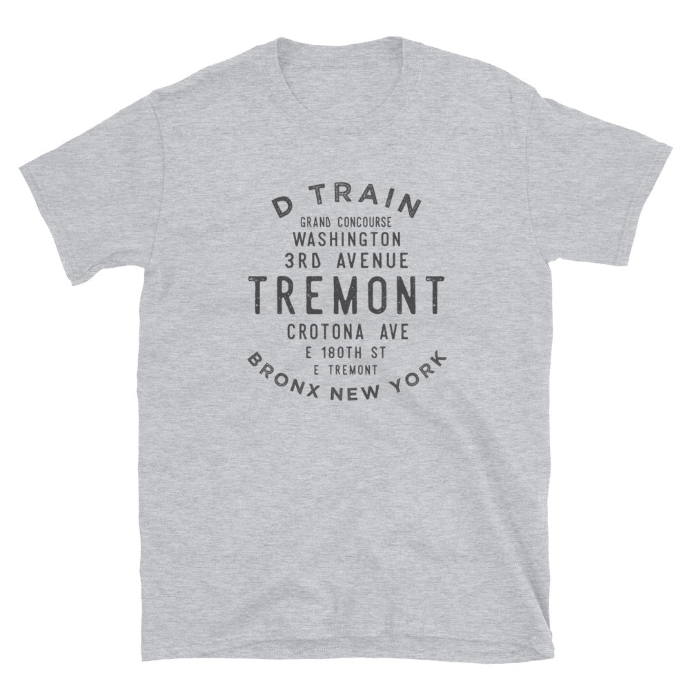 Tremont Bronx NYC Adult Mens Grid Tee